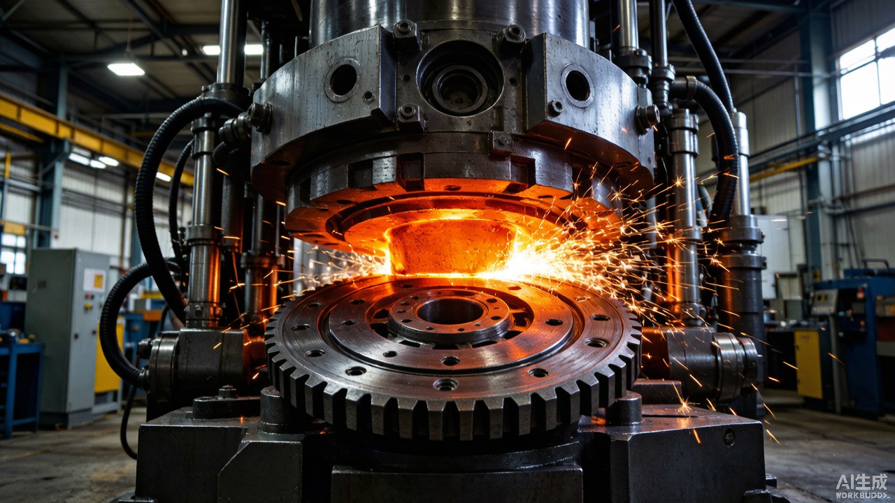 Powder metallurgy isothermal forging of a Rene 95 nickel superalloy turbine disc UNS N19995