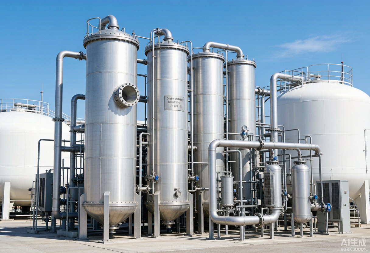 Chlor-alkali / caustic soda chemical plant: nickel alloy caustic evaporators, storage tanks and process piping - Hangbo Alloy