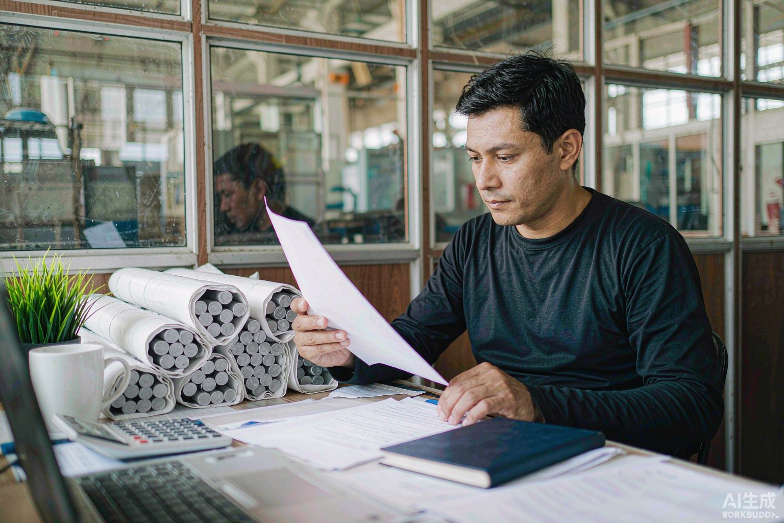 Buyer comparing nickel alloy quotations and running a metal-value calculation on a Shanghai Hangbo Alloy procurement desk - Hangbo Alloy