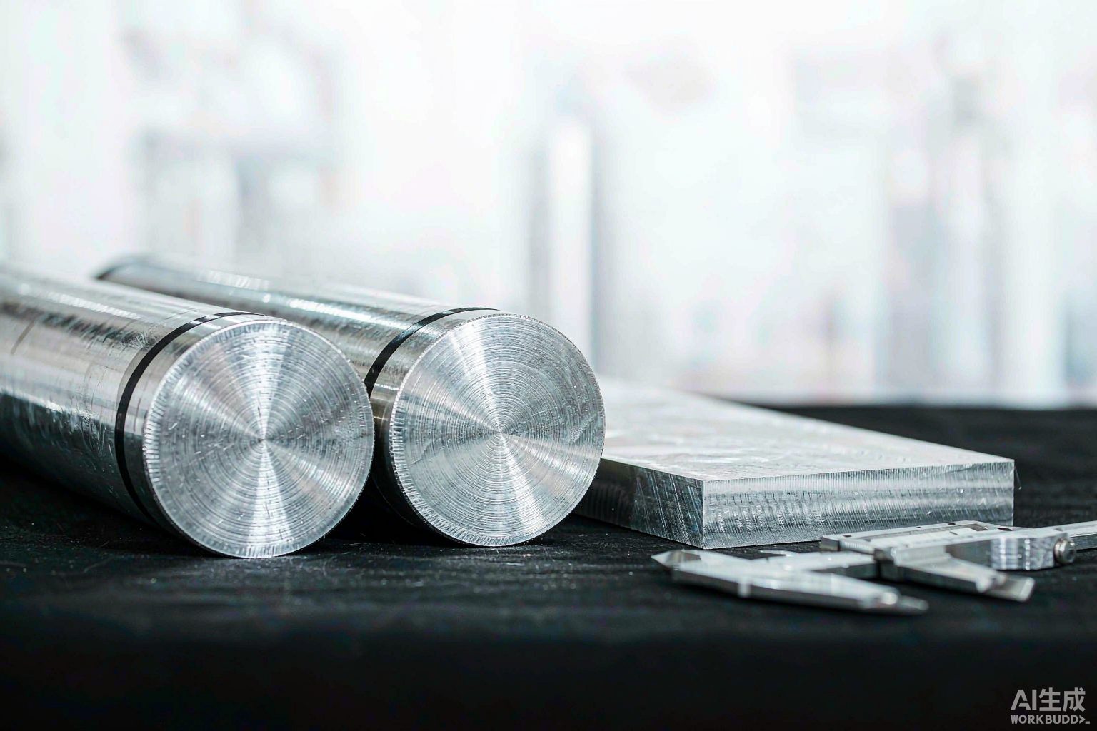Pure nickel round bar and plate showcasing Nickel 200 and Nickel 201 grades on a workshop bench - Hangbo Alloy